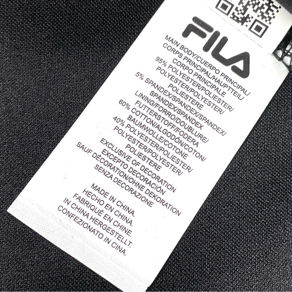 Fila Men’s Performance Pullover Sweatshirt Activewear Hoodie Size XXL Black NWT - Picture 14 of 15